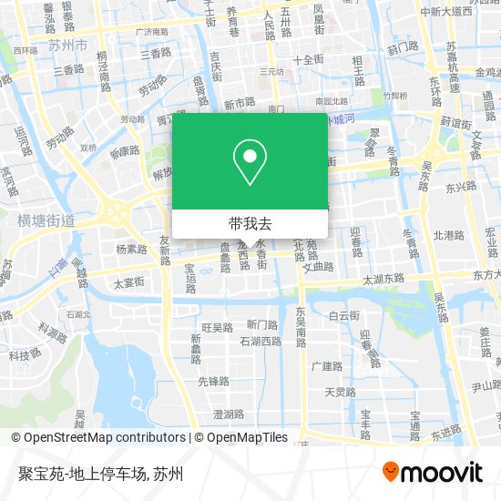 聚宝苑-地上停车场地图