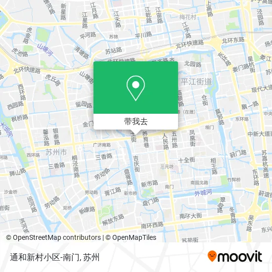 通和新村小区-南门地图