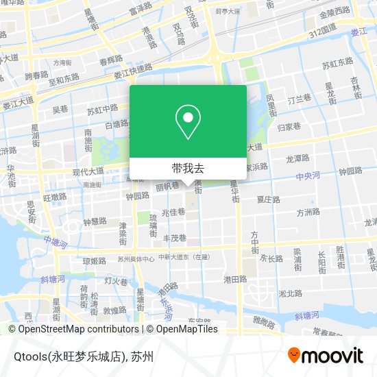 Qtools(永旺梦乐城店)地图