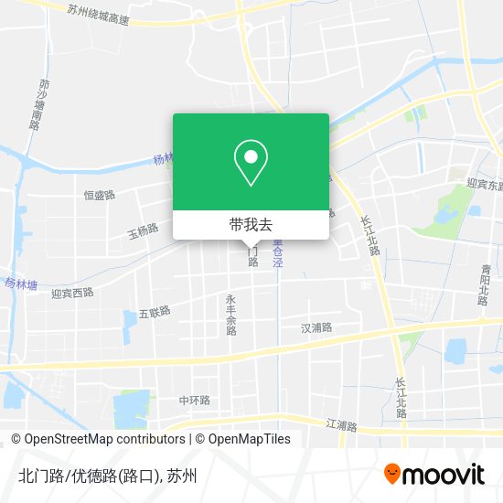 北门路/优德路(路口)地图