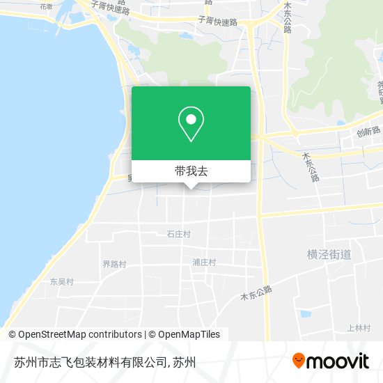 苏州市志飞包装材料有限公司地图