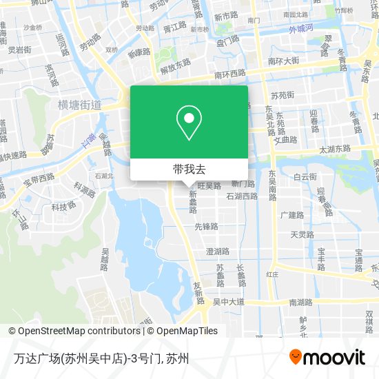 万达广场(苏州吴中店)-3号门地图