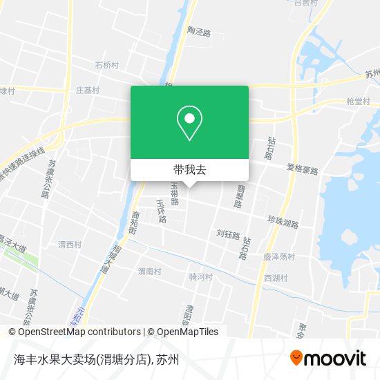 海丰水果大卖场(渭塘分店)地图