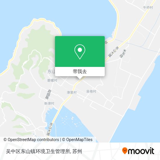 吴中区东山镇环境卫生管理所地图