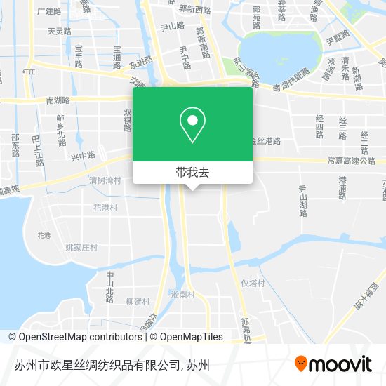 苏州市欧星丝绸纺织品有限公司地图
