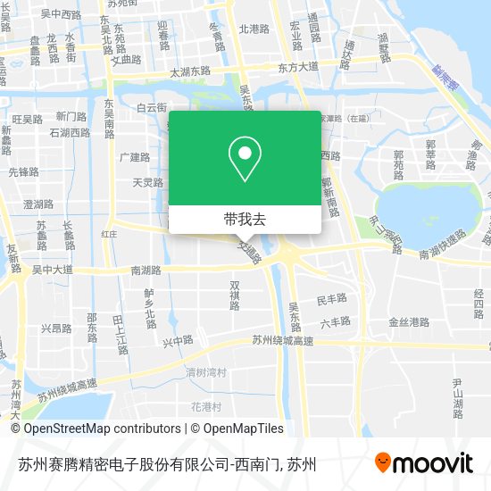 苏州赛腾精密电子股份有限公司-西南门地图