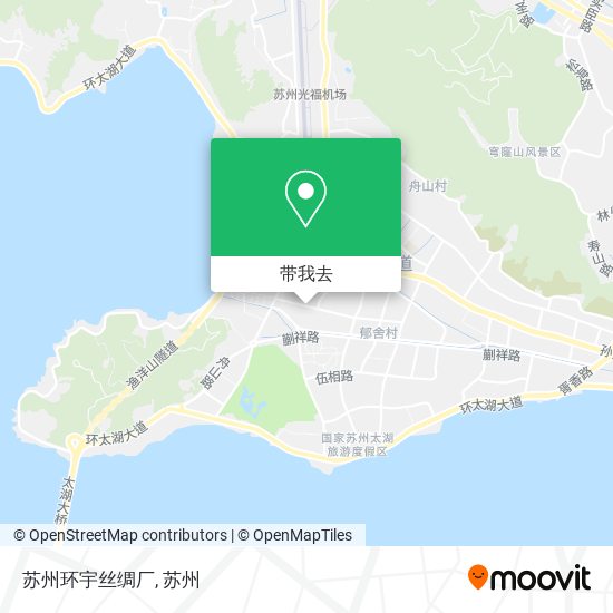 苏州环宇丝绸厂地图