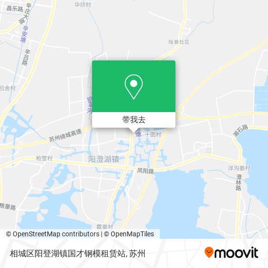 相城区阳登湖镇国才钢模租赁站地图