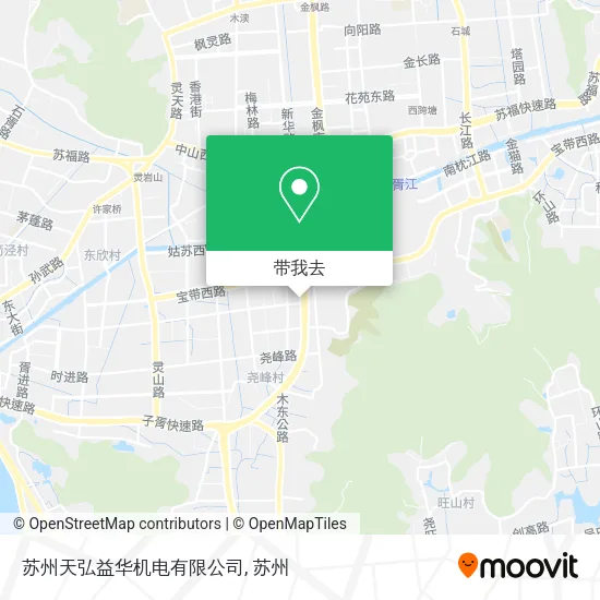 苏州天弘益华机电有限公司地图