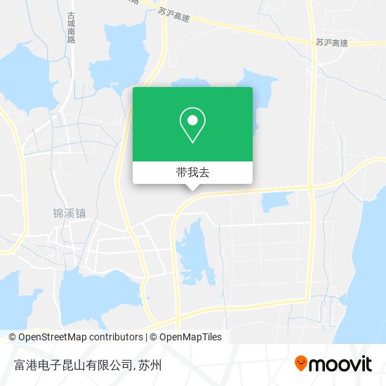 富港电子昆山有限公司地图