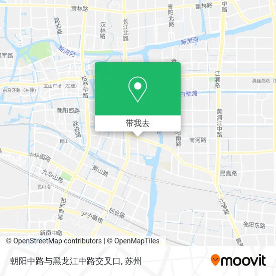 朝阳中路与黑龙江中路交叉口地图