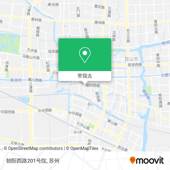 朝阳西路201号院地图