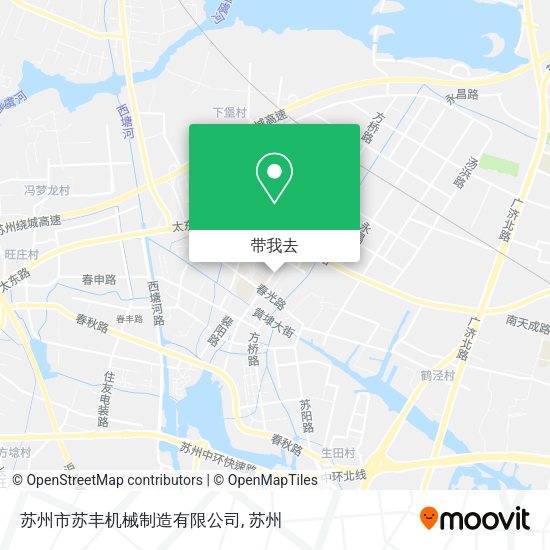 苏州市苏丰机械制造有限公司地图
