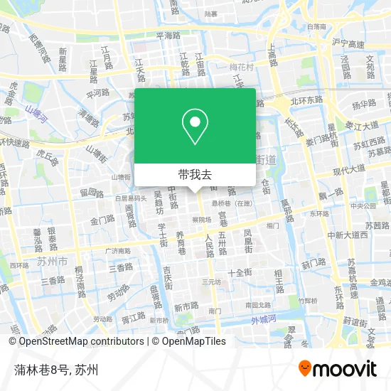 蒲林巷8号地图
