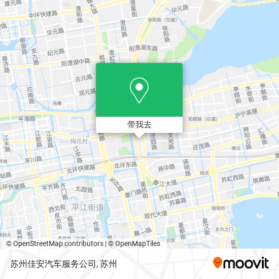 苏州佳安汽车服务公司地图