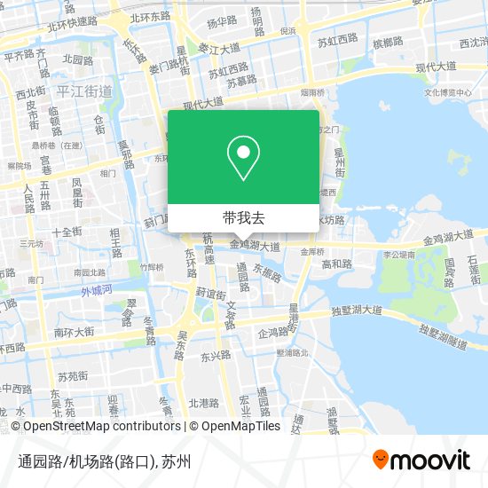 通园路/机场路(路口)地图