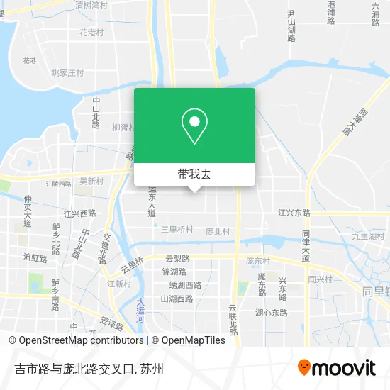 吉市路与庞北路交叉口地图