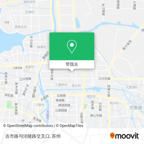 吉市路与泾陵路交叉口地图