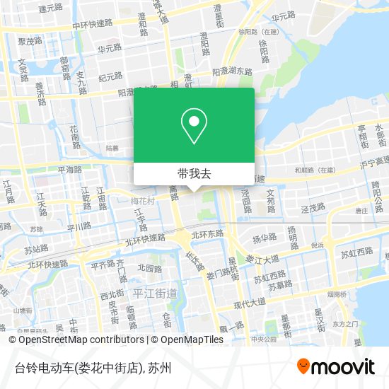 台铃电动车(娄花中街店)地图