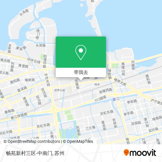 畅苑新村三区-中南门地图