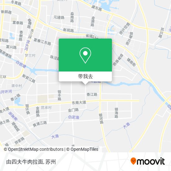 由四夫牛肉拉面地图