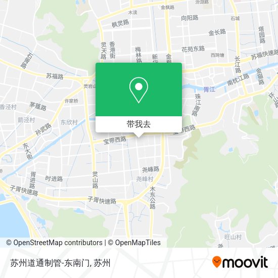 苏州道通制管-东南门地图