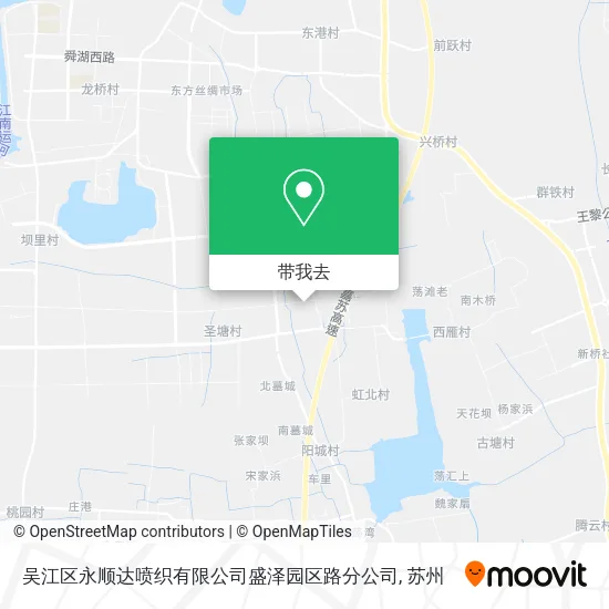 吴江区永顺达喷织有限公司盛泽园区路分公司地图