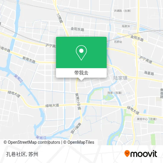 孔巷社区地图