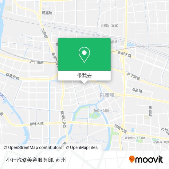 小行汽修美容服务部地图