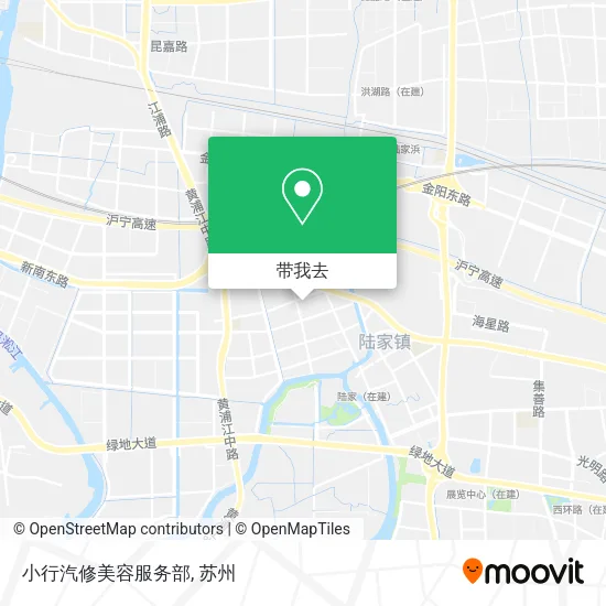 小行汽修美容服务部地图