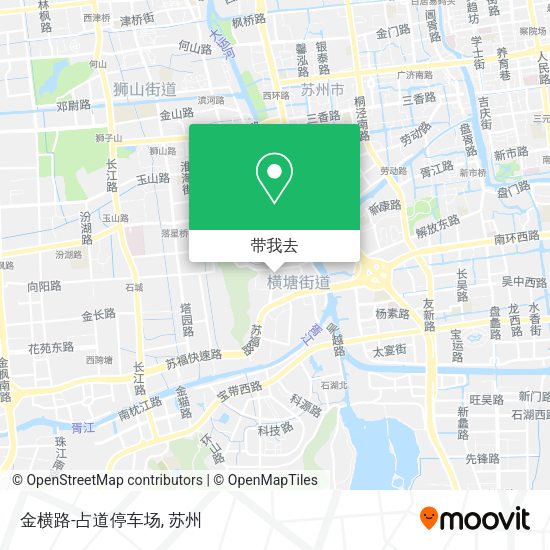 金横路-占道停车场地图