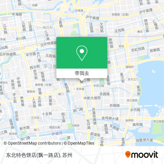 东北特色饼店(飘一路店)地图
