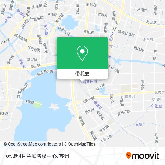绿城明月兰庭售楼中心地图
