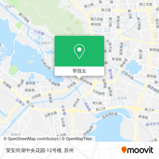 荣安尚湖中央花园-12号楼地图