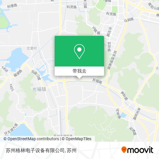 苏州格林电子设备有限公司地图