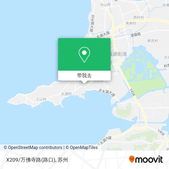 X209/万佛寺路(路口)地图