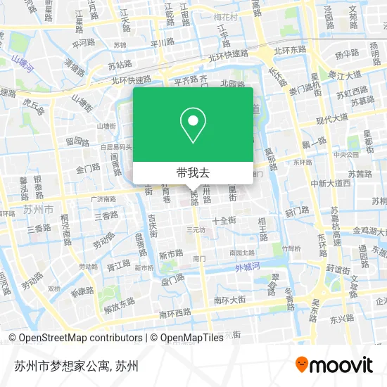 苏州市梦想家公寓地图