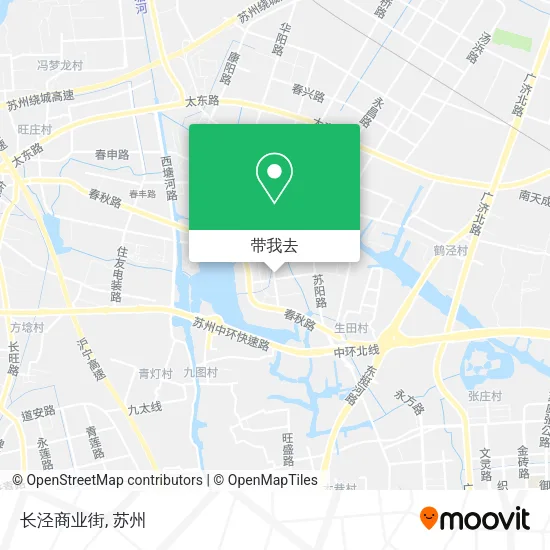 长泾商业街地图
