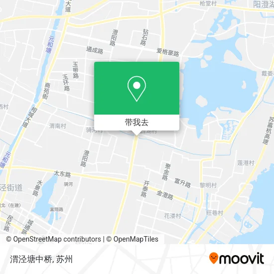 渭泾塘中桥地图