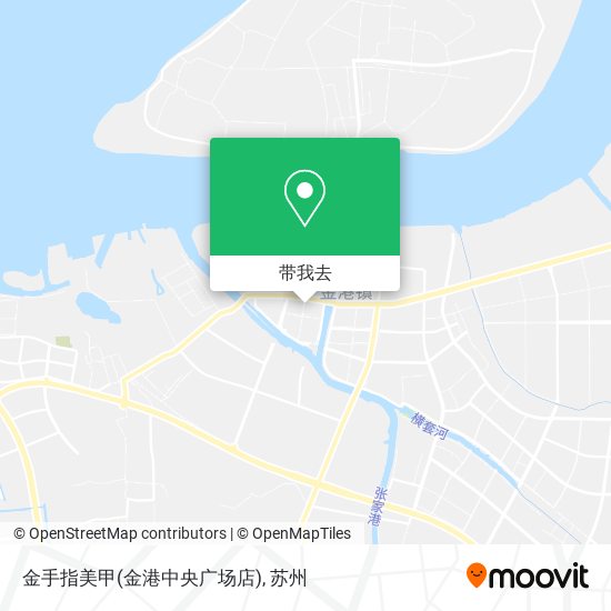 金手指美甲(金港中央广场店)地图