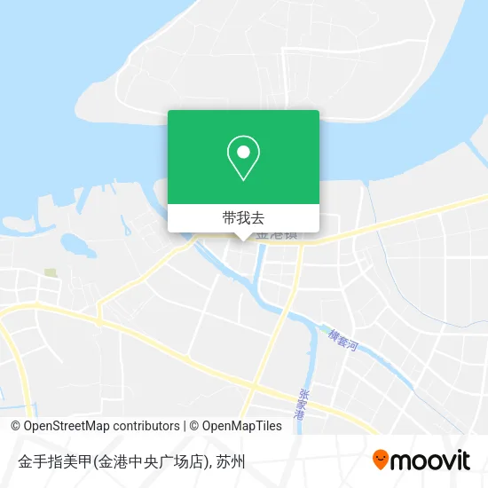 金手指美甲(金港中央广场店)地图