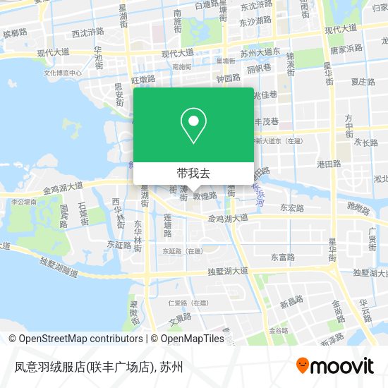 凤意羽绒服店(联丰广场店)地图