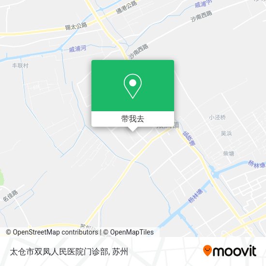太仓市双凤人民医院门诊部地图