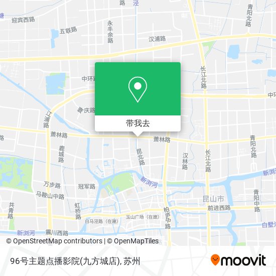 96号主题点播影院(九方城店)地图