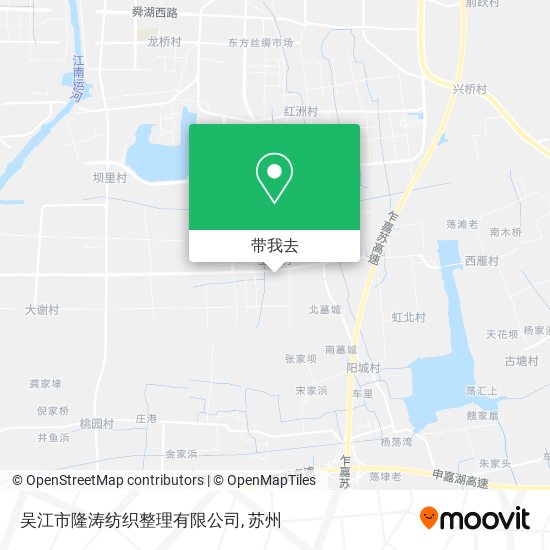 吴江市隆涛纺织整理有限公司地图
