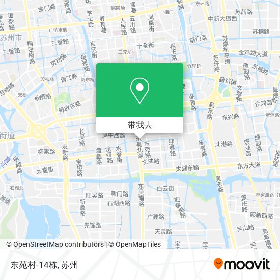 东苑村-14栋地图