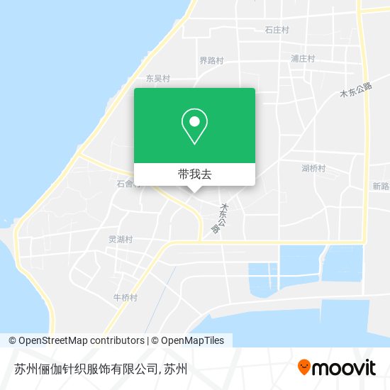 苏州俪伽针织服饰有限公司地图