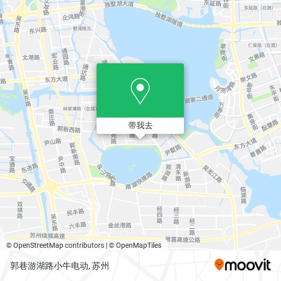 郭巷游湖路小牛电动地图