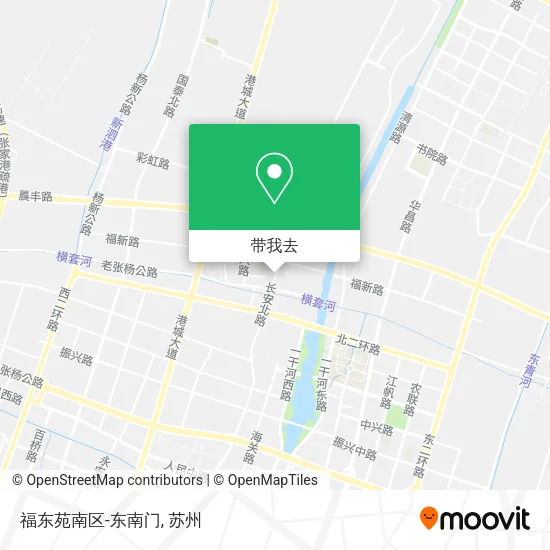 福东苑南区-东南门地图