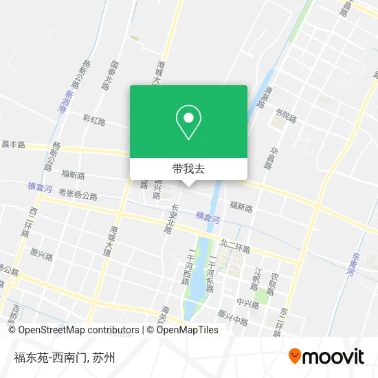 福东苑-西南门地图